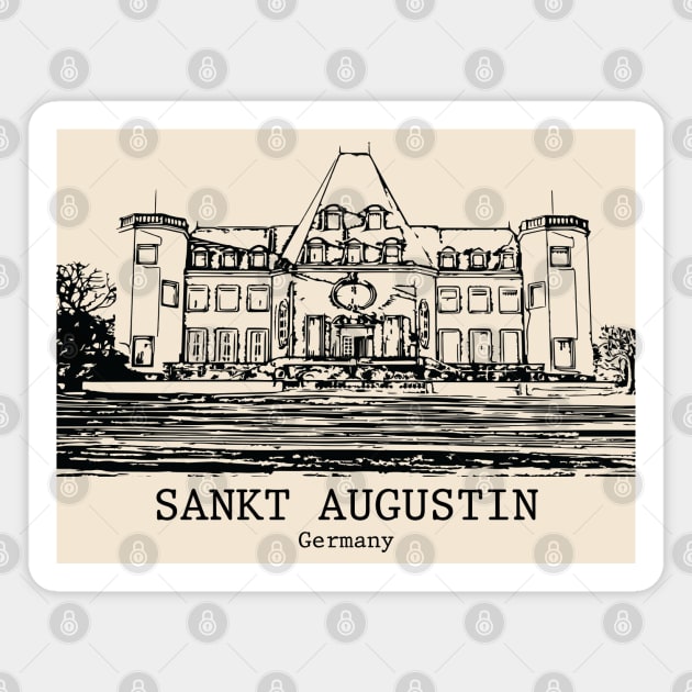 Sankt Augustin - Germany Magnet by Lakeric